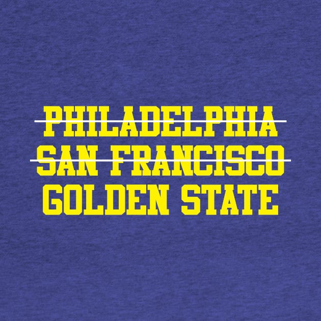 Philadelphia San Francisco Golden State Basketball by GloopTrekker